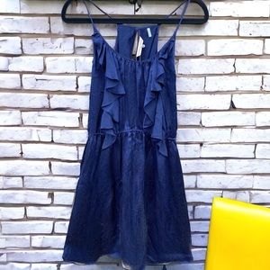 Rebecca Taylor Silk Dress, Blue, Size 12